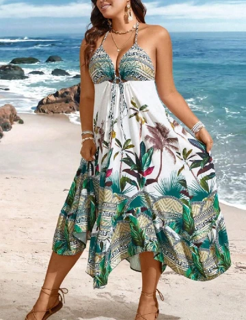 Rochie medie SHEIN CURVE, mix culori