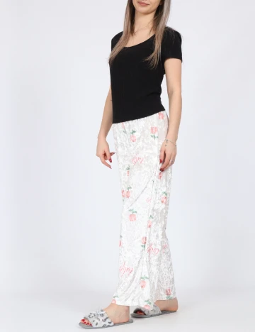 Pantaloni de pijama Dazy, ecru