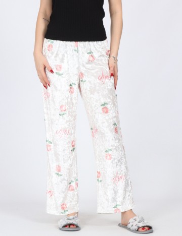 
						Pantaloni de pijama Dazy, ecru