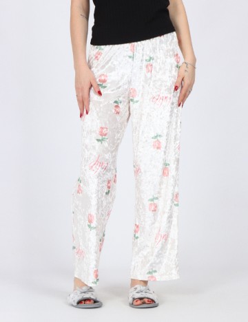 Pantaloni de pijama Dazy, ecru
