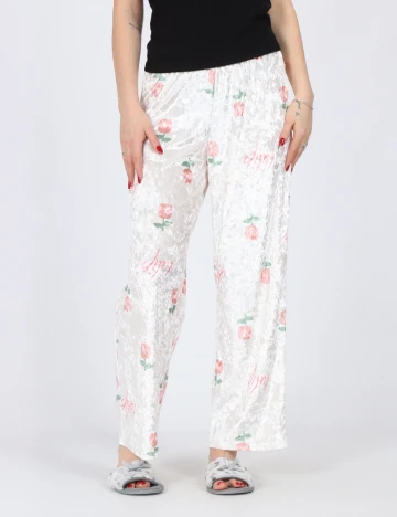 Pantaloni de pijama Dazy, ecru