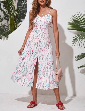 Rochie medie SHEIN, alb