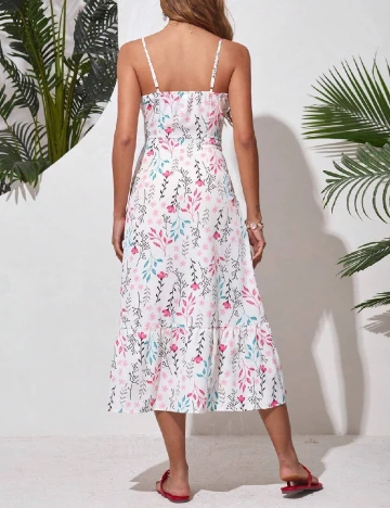Rochie medie SHEIN, alb Alb