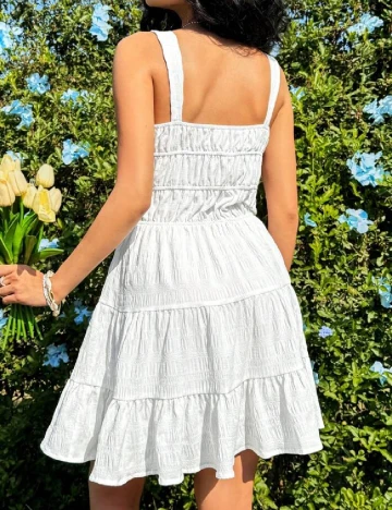 Rochie scurta SHEIN, alb