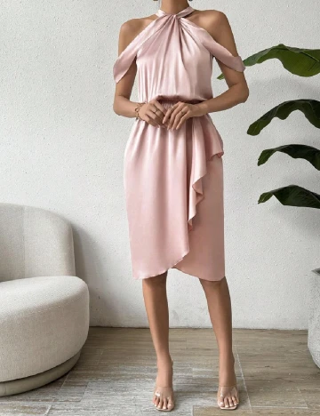 Rochie scurta SHEIN, roz