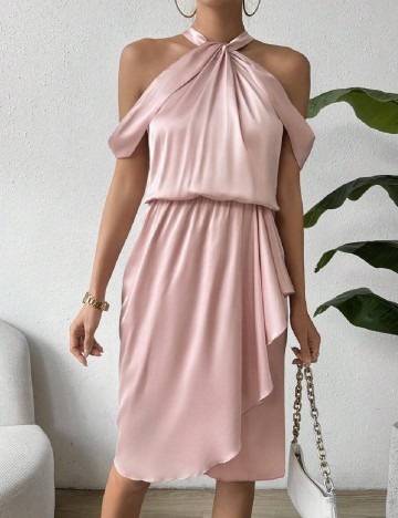 Rochie scurta SHEIN, roz
