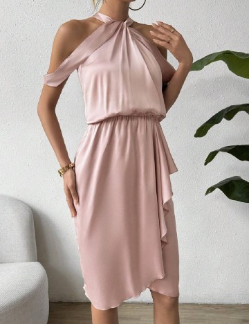 Rochie scurta SHEIN, roz