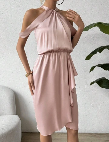 Rochie scurta SHEIN, roz