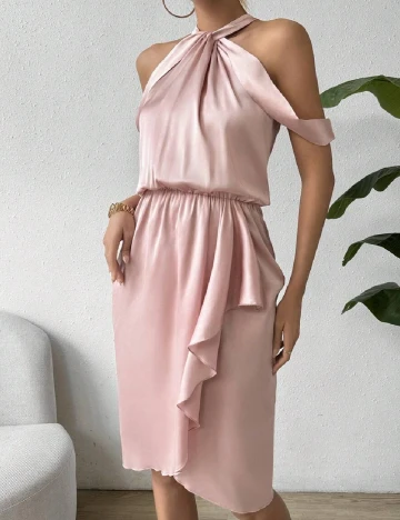 Rochie scurta SHEIN, roz