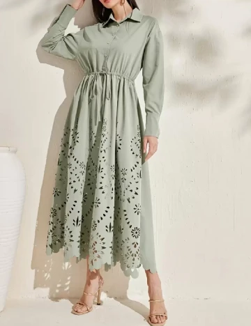 Rochie medie SHEIN, verde