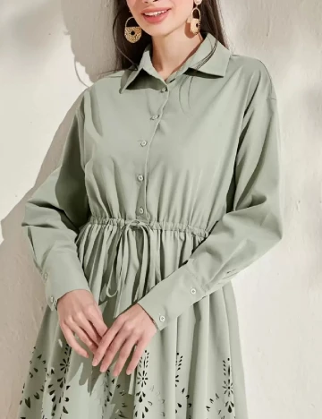 Rochie medie SHEIN, verde