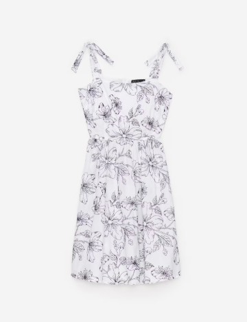 Rochie scurta Mohito, alb