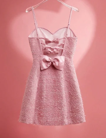 Rochie scurta SHEIN, roz Roz