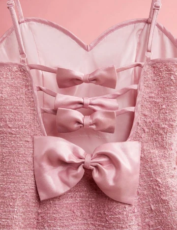Rochie scurta SHEIN, roz Roz