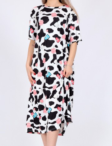 
						Rochie pijama SHEIN, alb