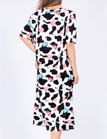 Rochie pijama SHEIN, alb