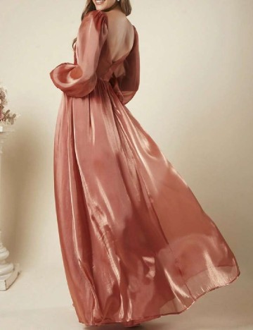 Rochie lunga SHEIN, caramiziu