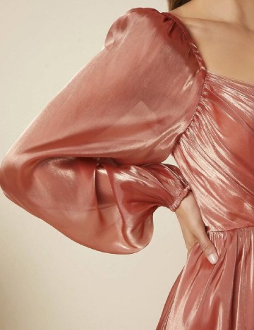 Rochie lunga SHEIN, caramiziu