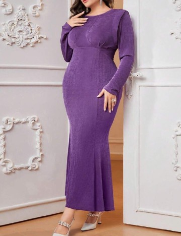 Rochie lunga SHEIN CURVE, mov