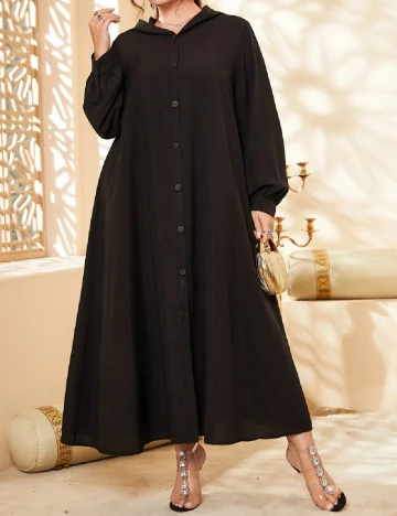 Rochie lunga SHEIN CURVE, negru