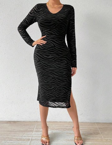 Rochie medie SHEIN, negru