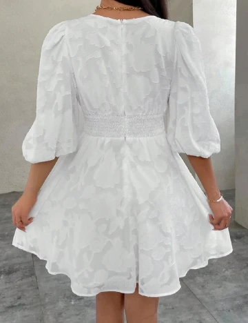 Rochie scurta SHEIN, alb