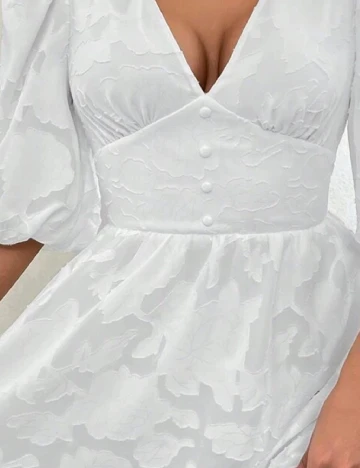 Rochie scurta SHEIN, alb
