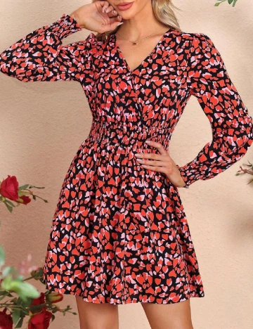 Rochie scurta SHEIN, rosu
