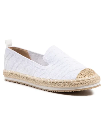 Espadrile BULL BOXER, alb Alb