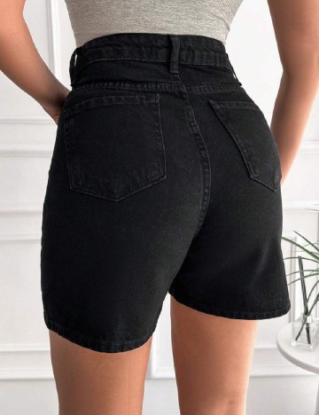 Pantaloni scurti SHEIN, negru
