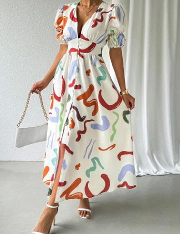 Rochie lunga SHEIN, ecru