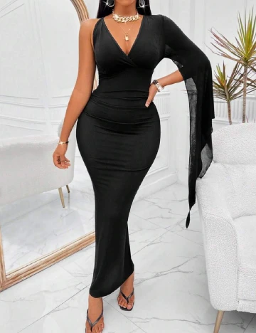 Rochie lunga SHEIN, negru Negru