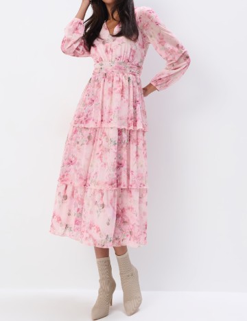 Rochie medie Mohito, floral print