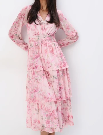 Rochie medie Mohito, floral print