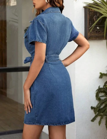 Rochie scurta SHEIN, albastru