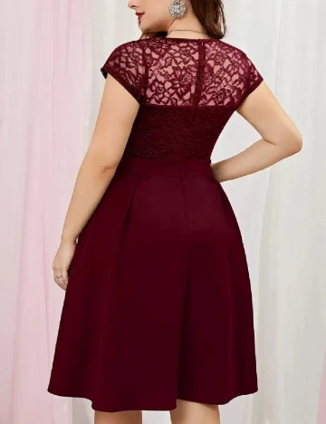 Rochie medie SHEIN CURVE, rosu