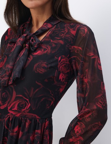 Rochie medie Mohito, negru