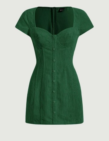 Rochie scurta SHEIN, verde