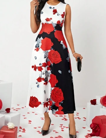Rochie lunga SHEIN, mix culori