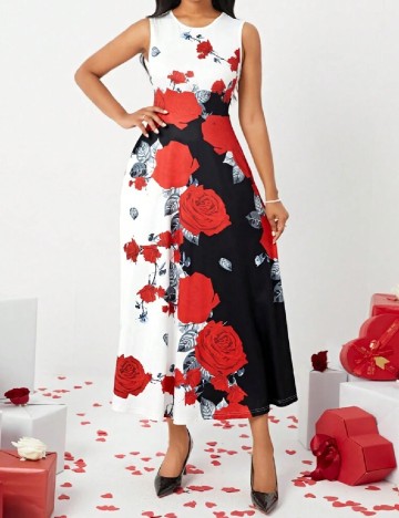Rochie lunga SHEIN, mix culori