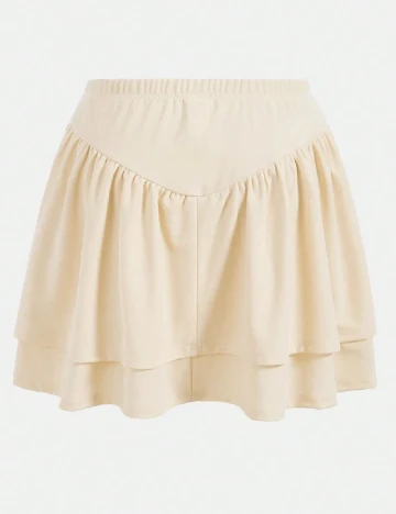 Fusta SHEIN CURVE, crem