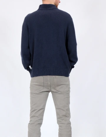 Pulover Jack&Jones, bleumarin Albastru
