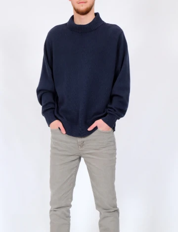 Pulover Jack&Jones, bleumarin Albastru