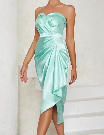 Rochie medie SHEIN, turcoaz