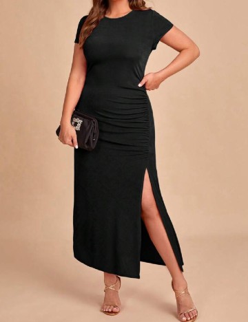 Rochie lunga SHEIN CURVE, negru