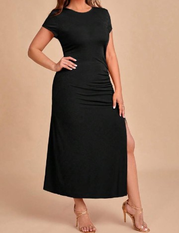Rochie lunga SHEIN CURVE, negru