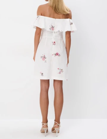 Rochie scurta Mohito, alb