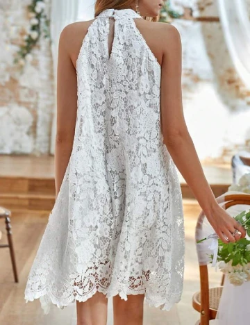 Rochie scurta SHEIN, alb
