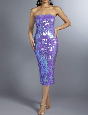 Rochie medie SHEIN, mov