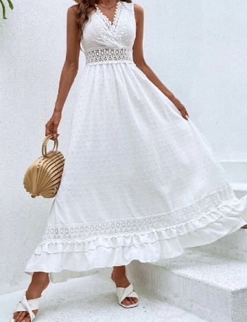 Rochie lunga SHEIN, alb